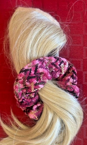 Haargummi scrunchie rot - haargummi,