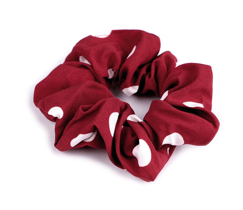 Scrunchie haargummi mit tupfen - haargummi,