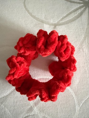 Haargummi scrunchie handarbeit - scrunchie,