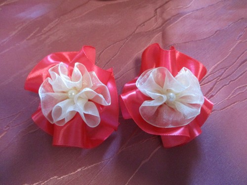 Blumen haargummi - 2x,