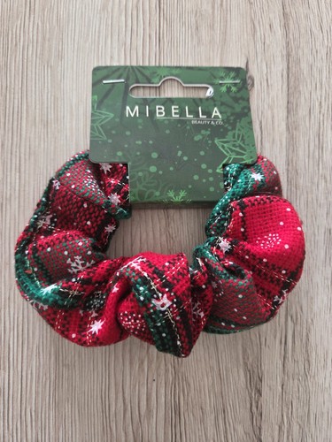 Scrunchie festlich grün rot - scrunchie,