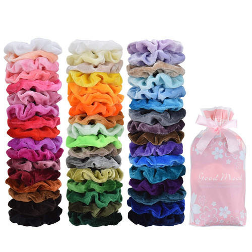 Scrunchies samt bunte - scrunchies,