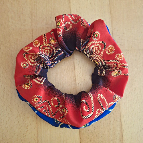 Vintage scrunchie haargummi - vintage,