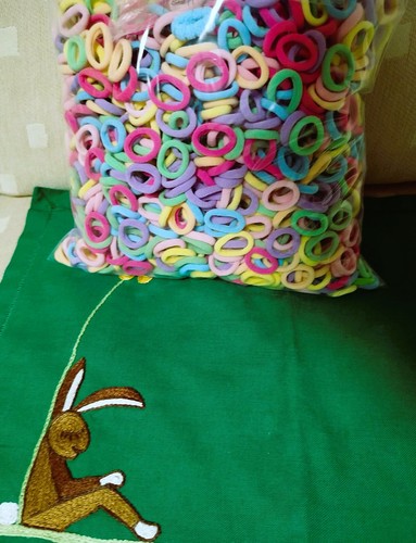100 haargummi haarband mini - haargummi,